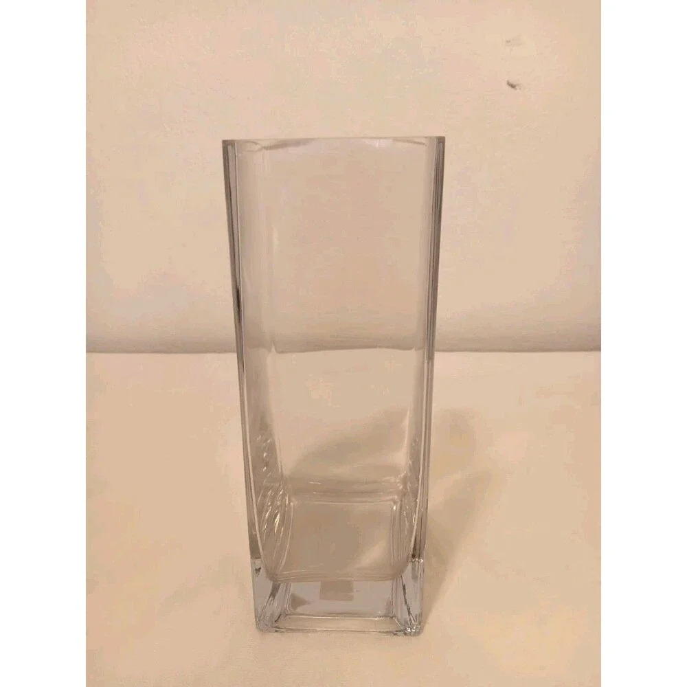 Ikea Rektangel Clear Glass Rectangular Minimalist Tall Vase